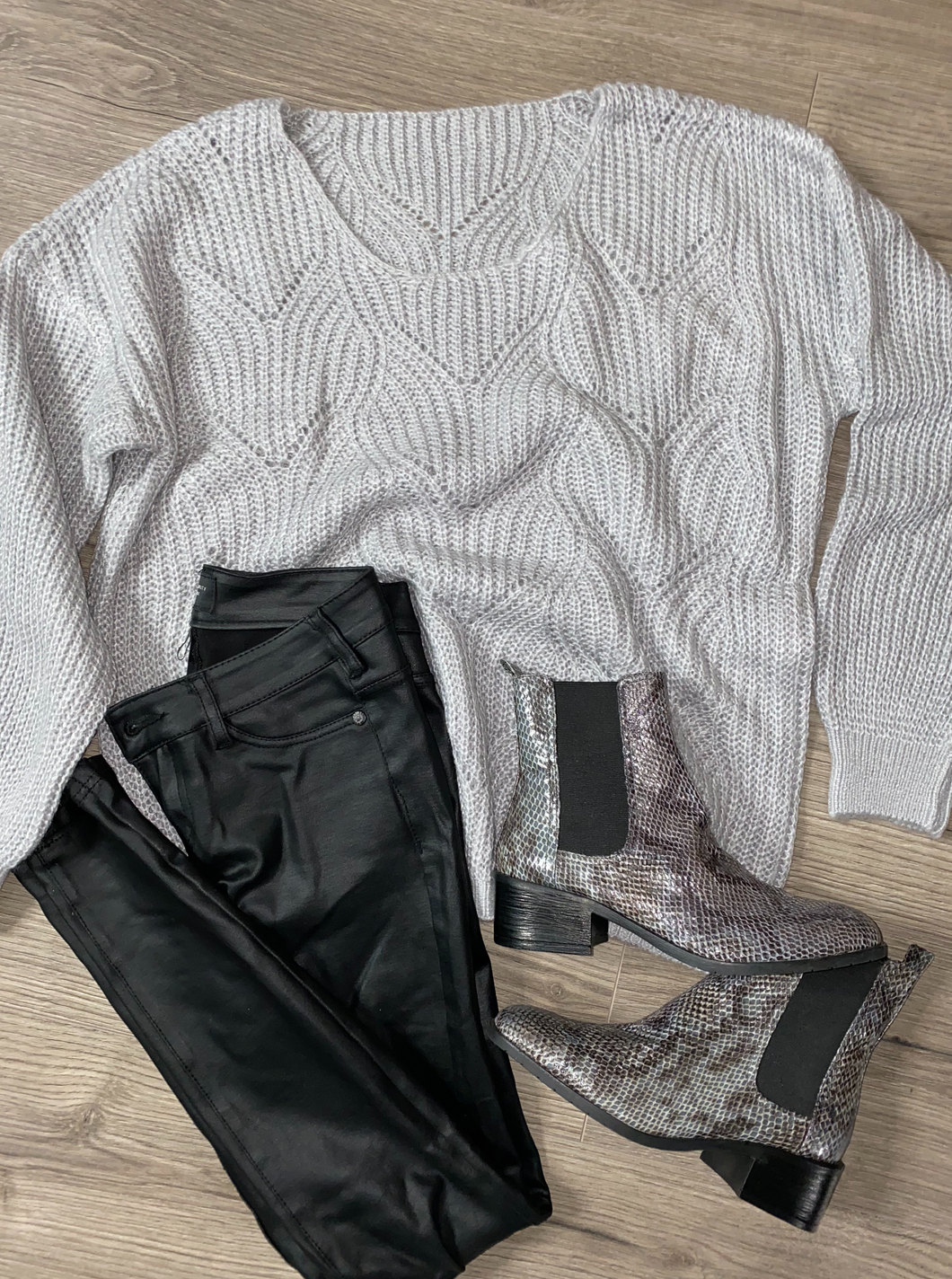 Gray Sweet & Cozy Sweater